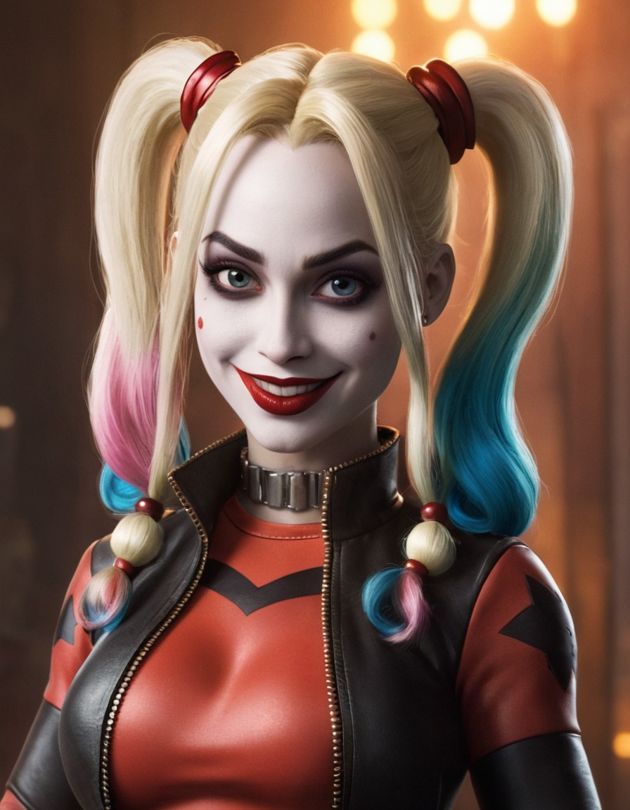 funny, harley quinn, dc comics, caricature