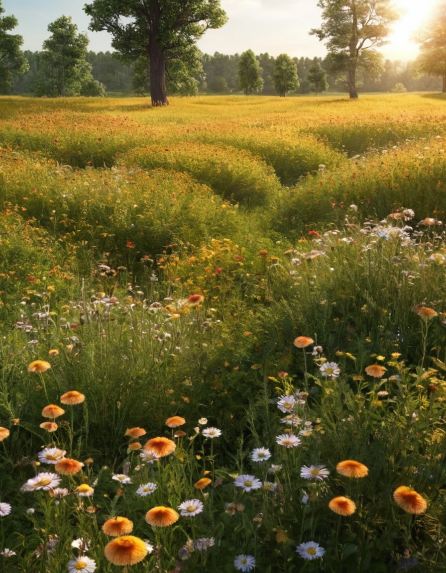 nature, meadow, beautiful, scenery