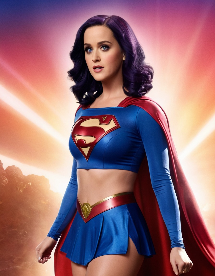 katy perry, supergirl, pop star, costume, music video, superhero, fantasy