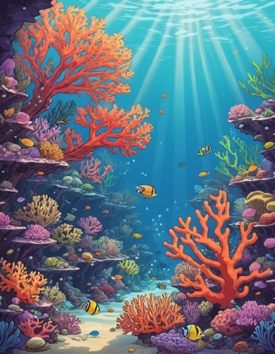 nature, coral reef, beautiful, marine life, ocean, ecosystem