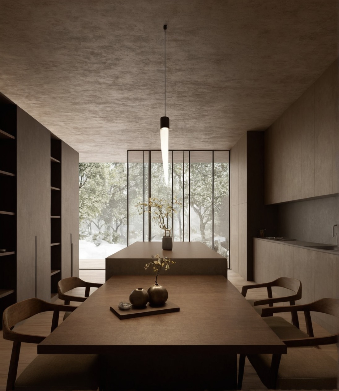 art, design, architecture, minimal, nature, interior design, minimalism, interiors, landscaping, gardens, mexico, concept, render, millwork, franco studio + dixer, guadalajara