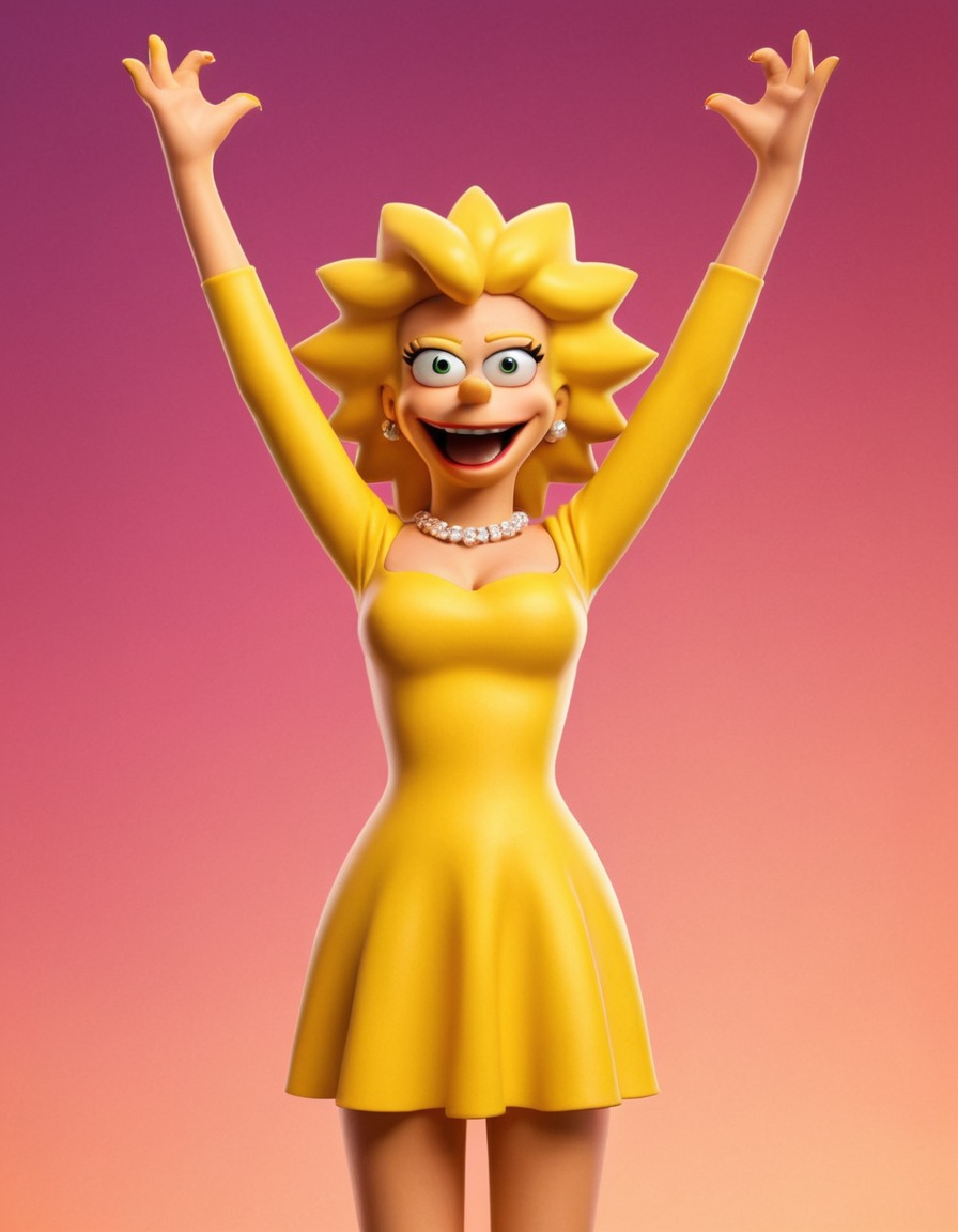 lisa simpson, the simpsons, character, animated series, teenager, smart, pretty woman