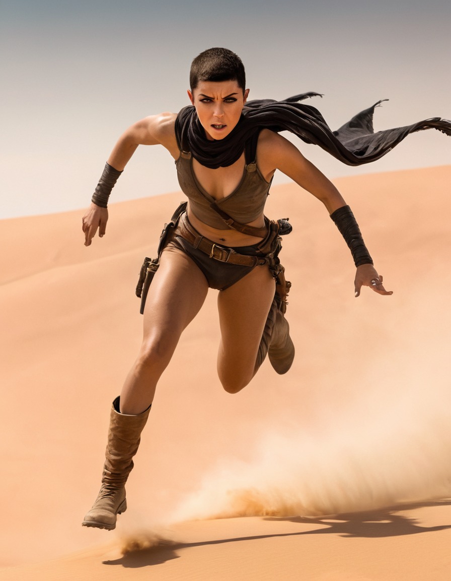 furiosa, desert, chase, action, adventure, mad max