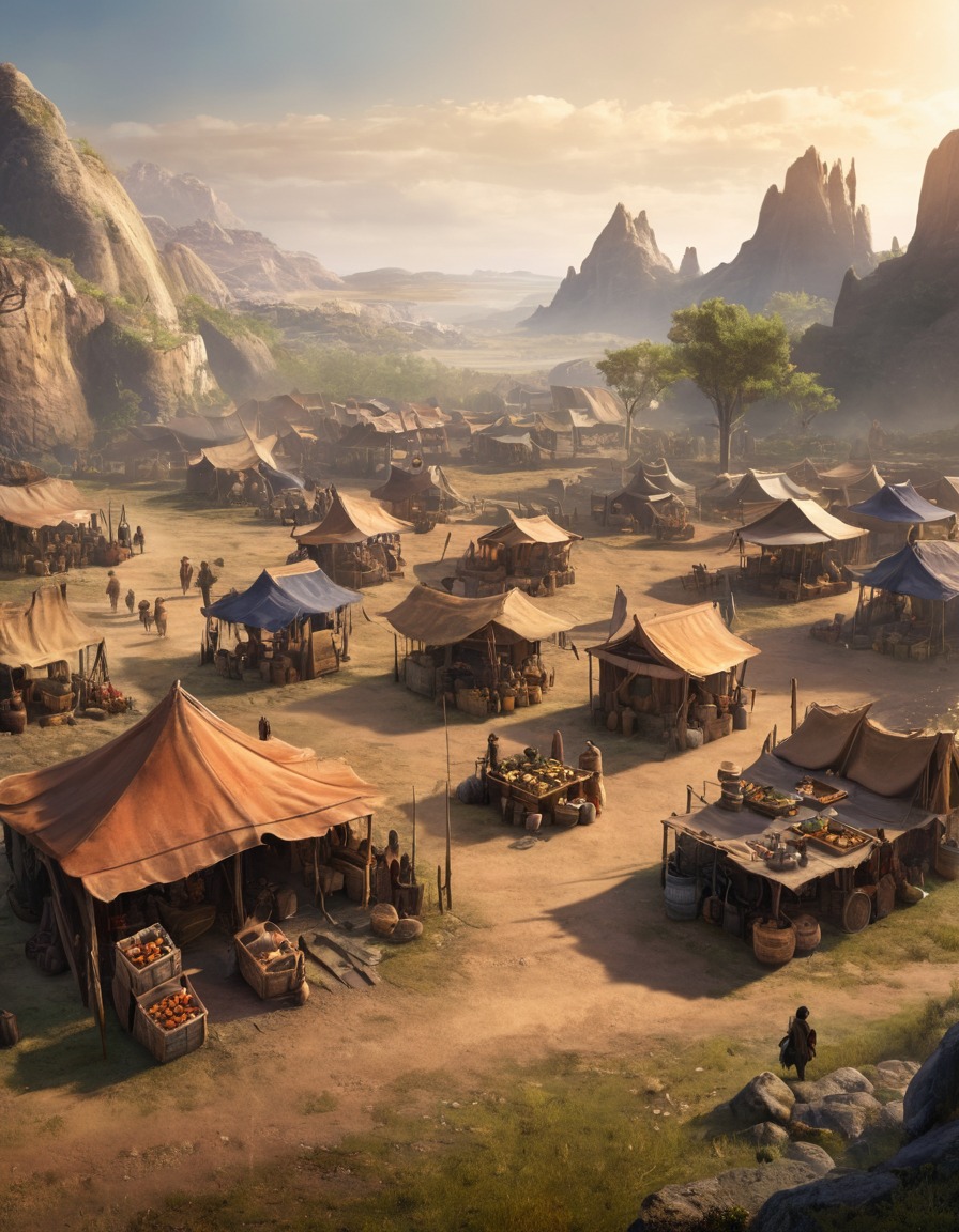 survivors, makeshift settlement, trading, goods, resources, community, fallout, games, tv shows