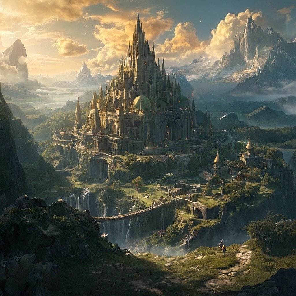 fantasyart, architecture, medieval, castle, digitalart, beautiful, hyrule, kingdomofhyrule