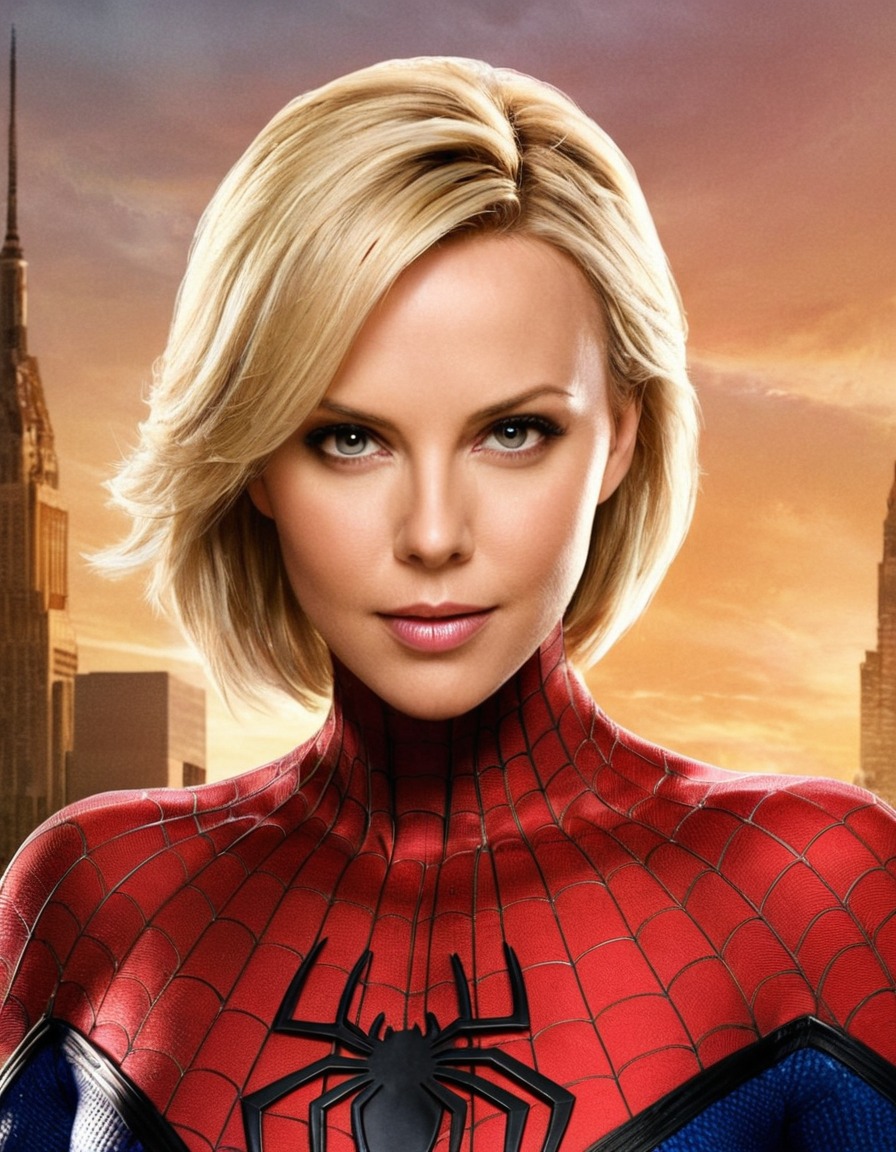 charlize theron, spider-man, hollywood, actress, superhero, marvel, casting