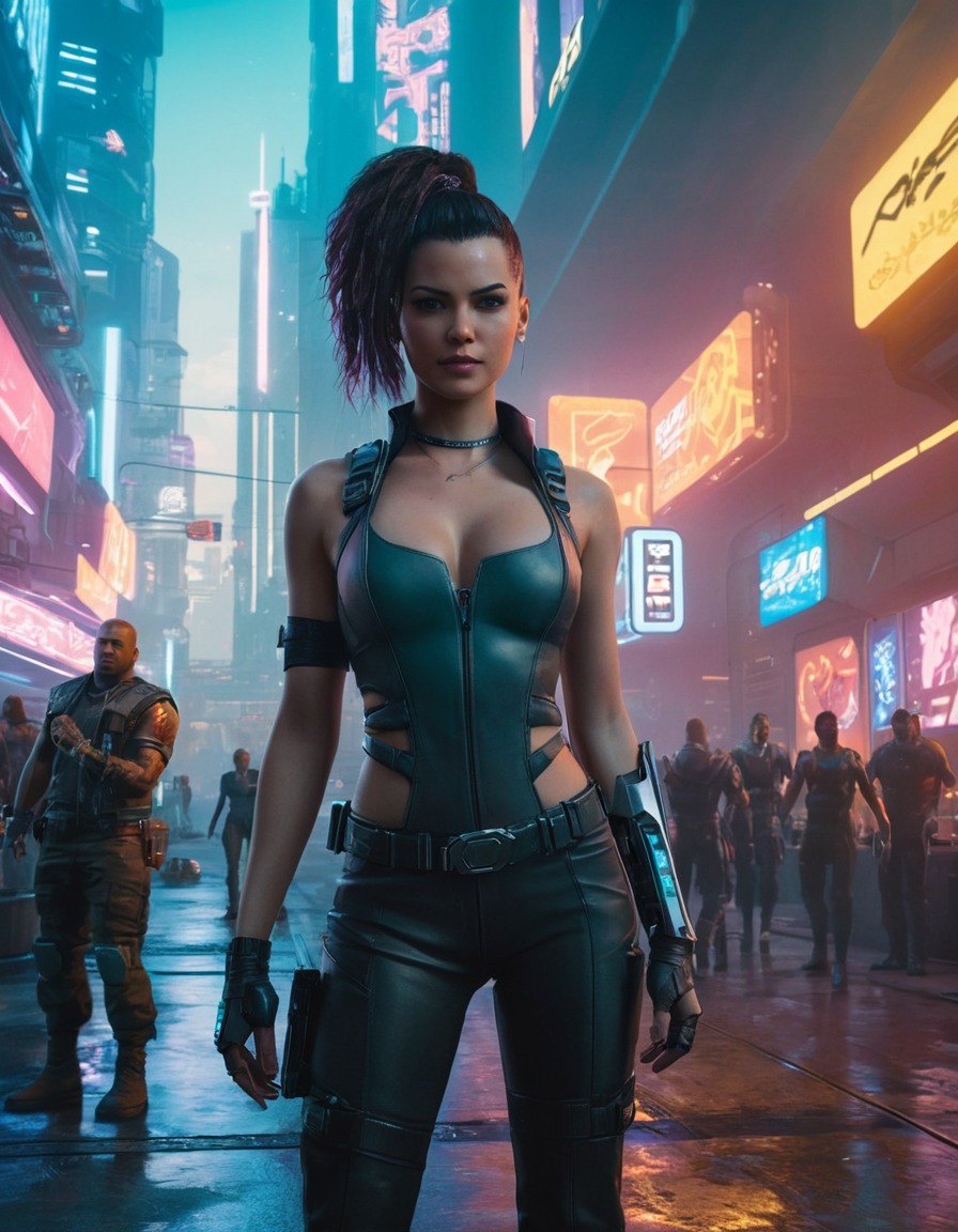 cyberpunk, future, cityscape, cyberpunk 2077, computer games