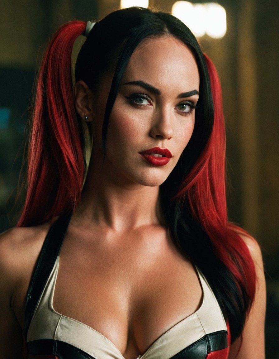 megan fox, harley quinn, dc comics, character portrayal, actress, villain, comic book adaptation