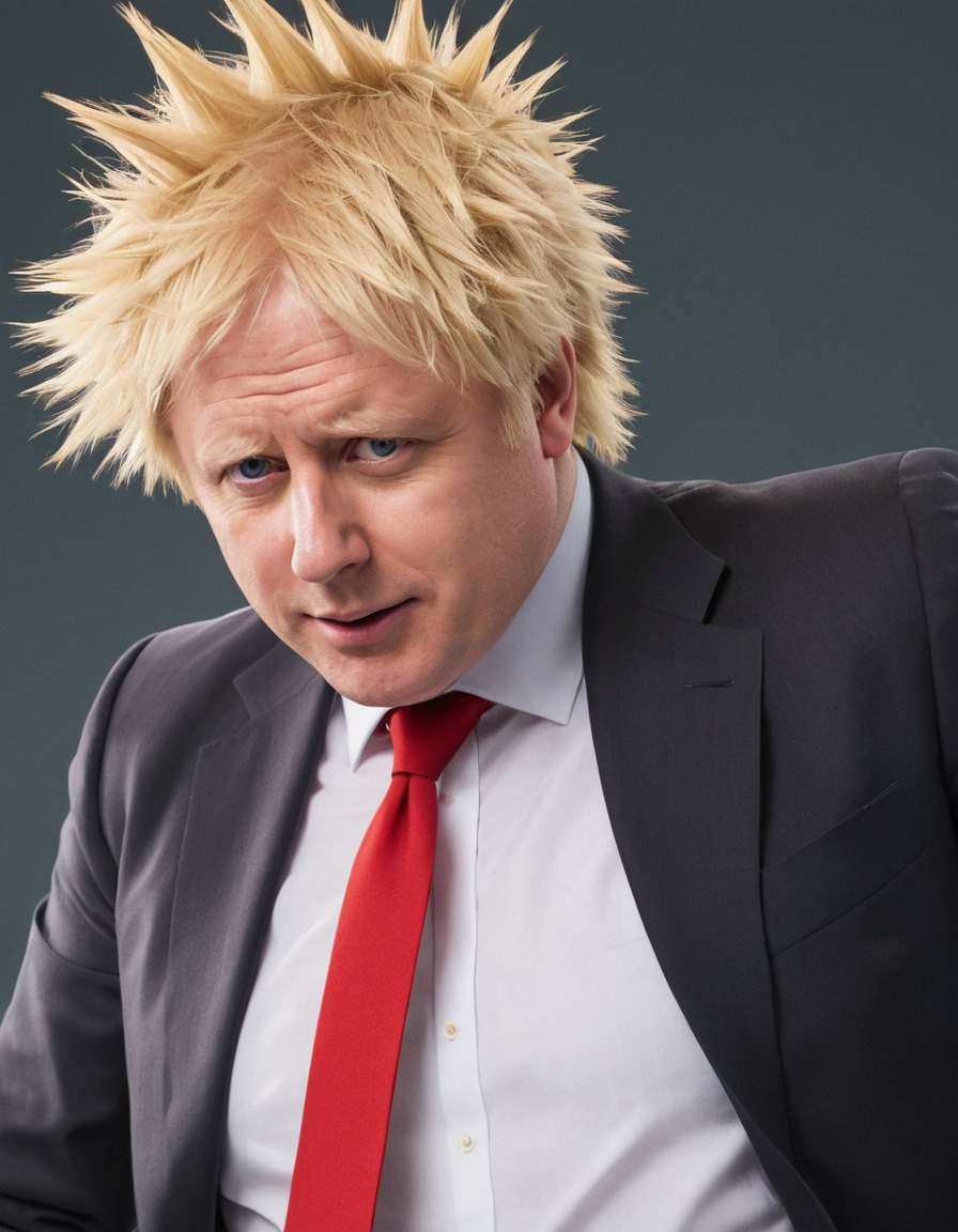 anime: Create an anime character inspired by Boris Johnson with wild ...