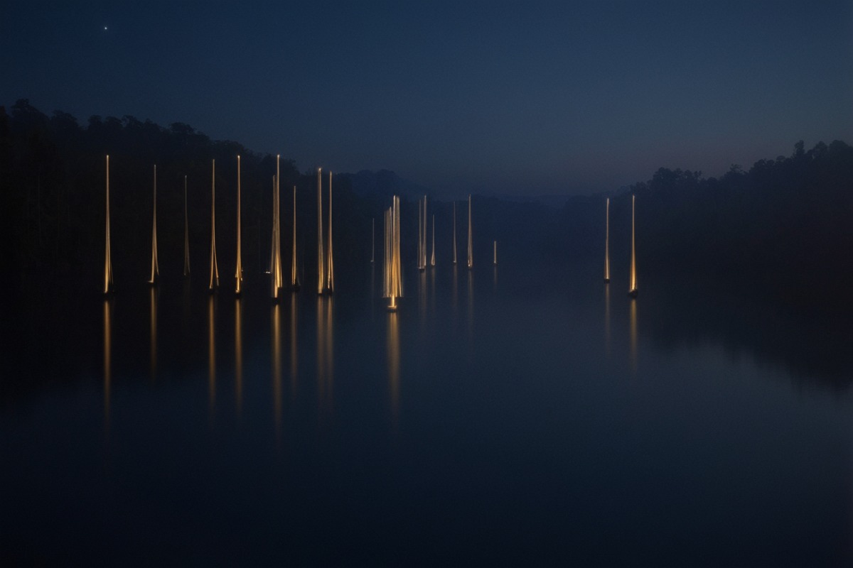 photography, reflection, abstractphotography, blue, dark, france, icm, minimalistic, night, rhone, riverside, summer, summernight, intentionalcameramovement