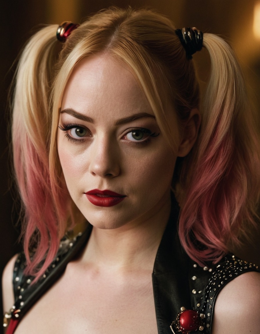 harley quinn, emma stone, dc comics, actress, character, superhero, movie