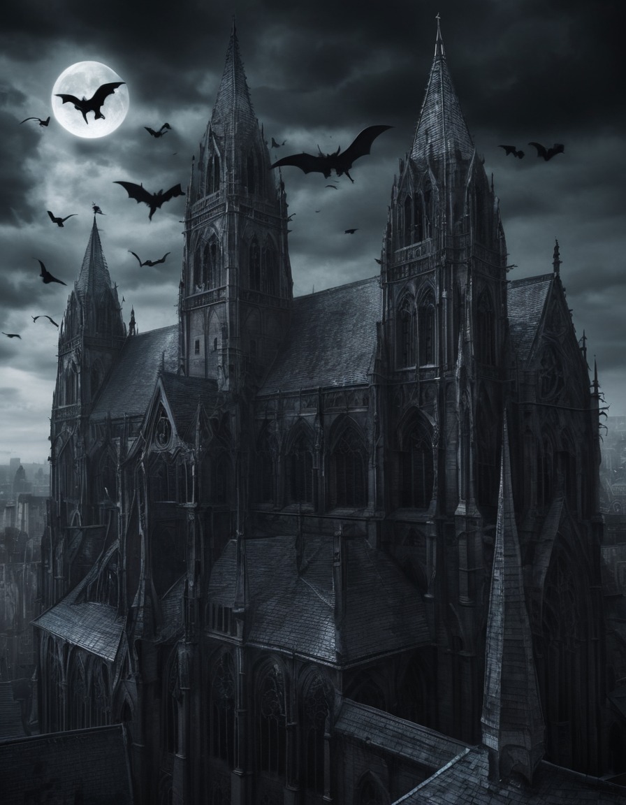 gothic architecture, cathedral, gargoyles, medieval, religious, architecture, symbolism, gothic, underground, dark