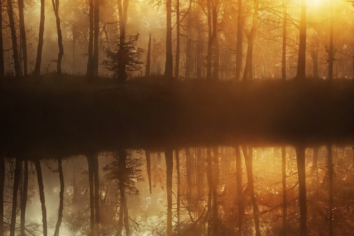 photography, forest, reflection, fog, naturephotography, calm, finland, finnish, june, landscape, marsh, mist, misty, morning, nature, pond, summer, sunrise