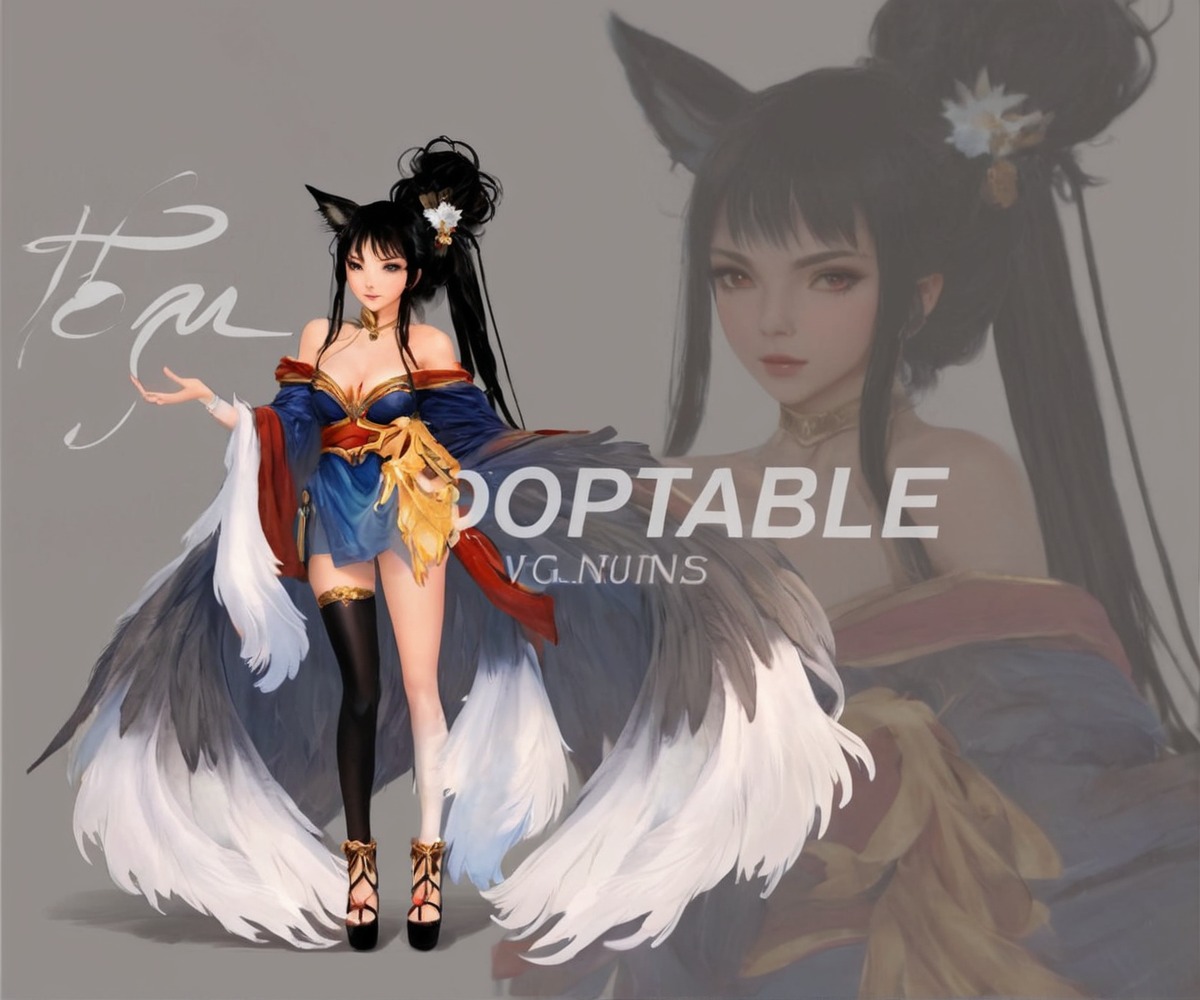 characterdesign, adoptable, adoptablesopen, adoptableauction, kemonomimi, fantasycharacter, characterconcept, digitalart, animegirl, originalcharacter, animedrawing, kitsune, commission