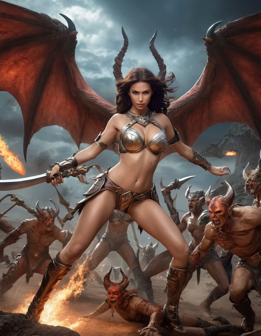 angel, demons, mystical, battleground, intense, clash, sexy, erotic