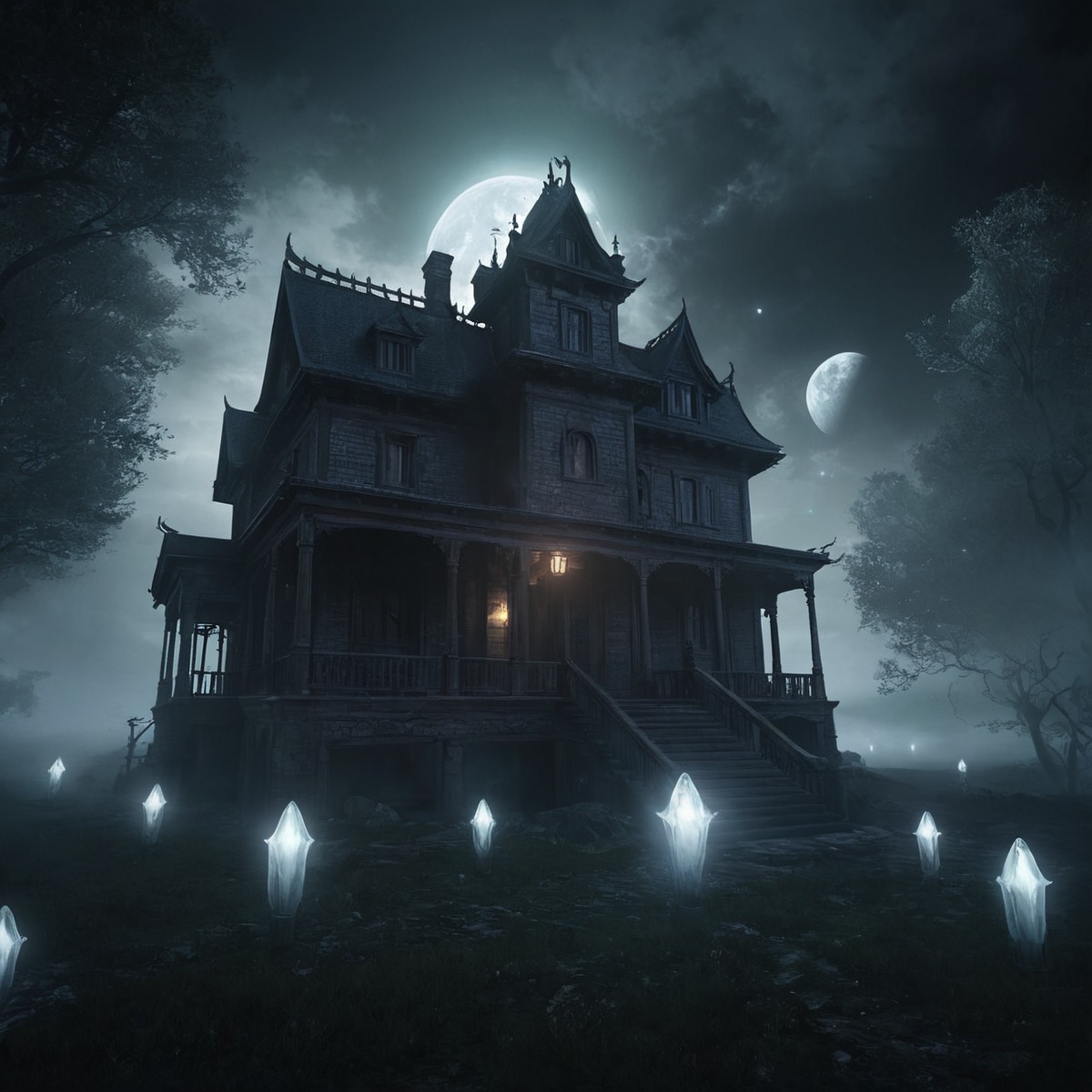 horror, creepy, ghost, spooky, halloween, digitalart, gothic, spirit, hauntedhouse, hauntingseason, aiart