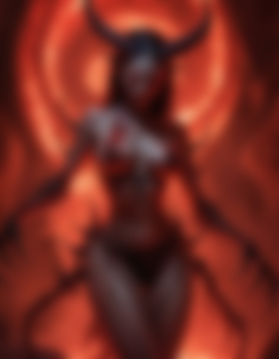 demoness, glowing eyes, sharp talons, swirling shadows, hell, demon, sexy, nsfw, ai, aiart, art, digitalart