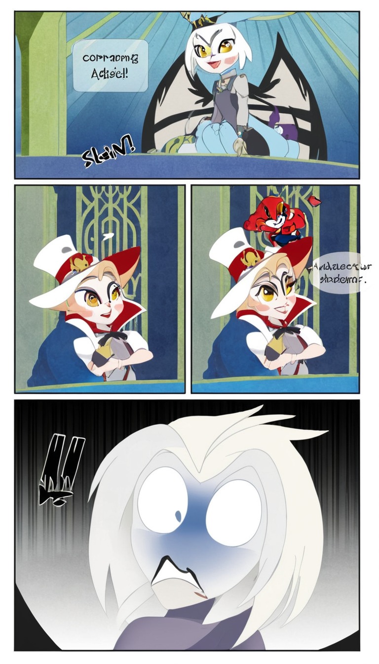 hazbinhotel, comic, hazbinhotelfanart, hazbinhotellucifer, hazbinhotelcomic, hazbinhotellute