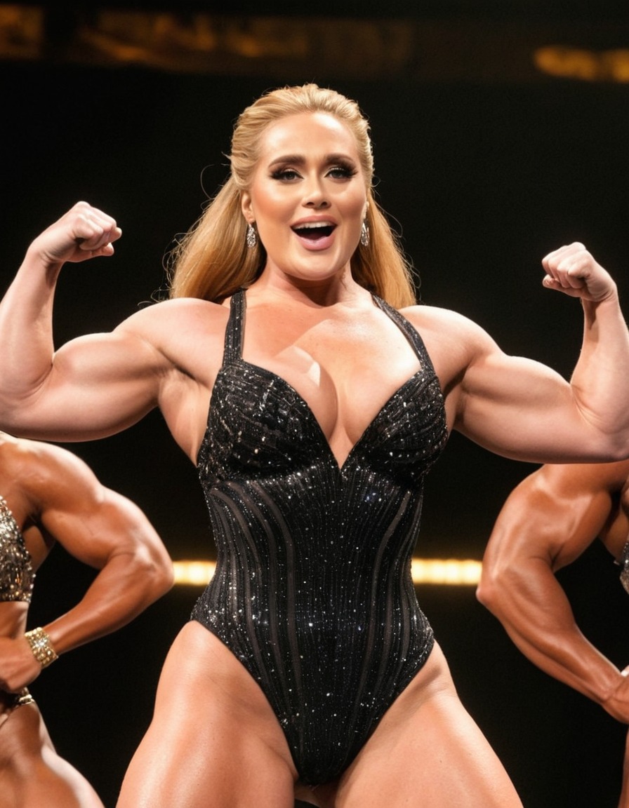 adele, bodybuilding, competition, muscles, confidence