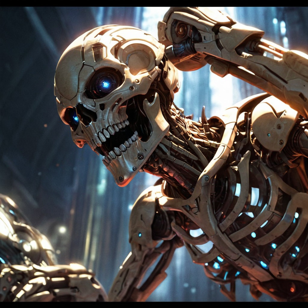 horror, digitalart, skull, characterdesign, magic, monster, zombie, undead, anime, riseofthedead