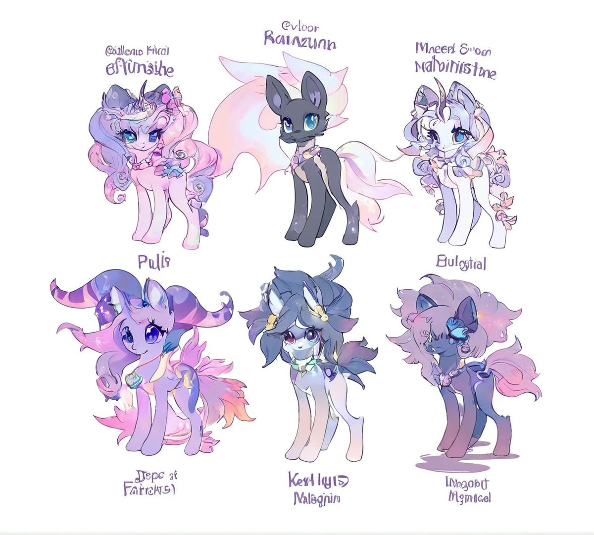 unicorn, monster, owncharacter, pegasus, ponies