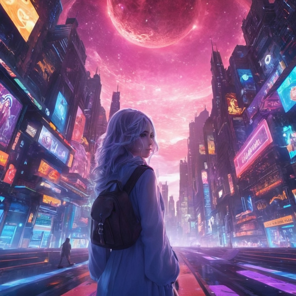 digitalart, digitalpainting, wallpaper, cityscape, dreamup, animegirl, surreal, characterdesign, originalcharacter, cyberpunk, animedrawing, ai_art