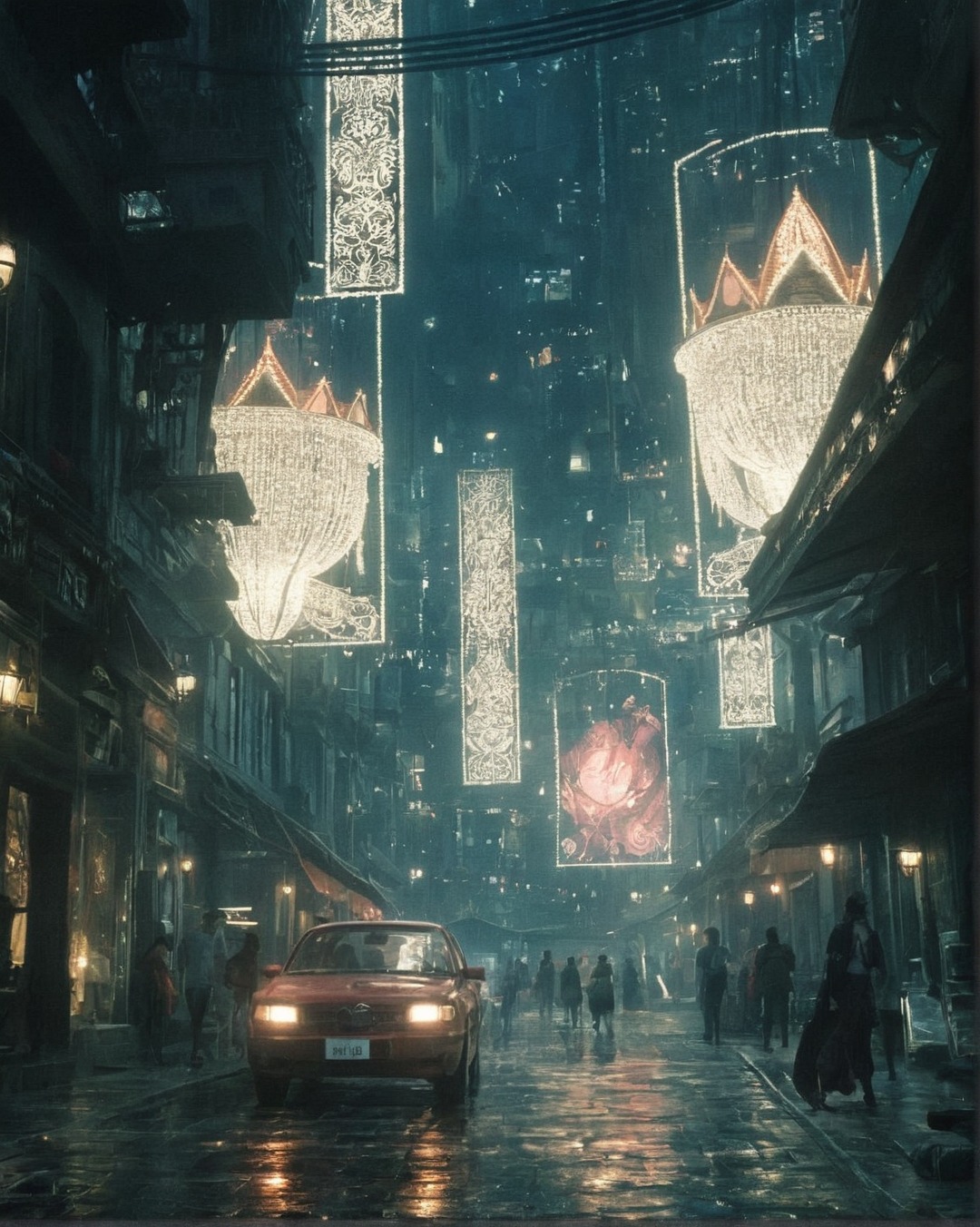 nestedneons, cyberpunk, cyberpunk art, cyberpunk aesthetic, art, cyberpunk artist, cyberwave, megacity, futuristic city, scifi, scifi art, scifi aesthetic, scifi girl, cyberpunk girl, cityscape, neon city, cyberpunk neon city, cyberpunk vibes, surreal, ai art, ai artwork, ai artist, thisisaiart, suburb, suburbia, kowloon, kowloon walled city