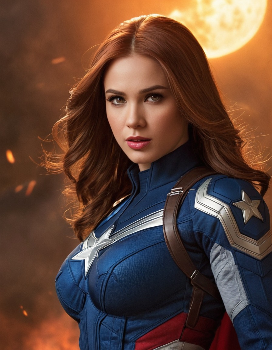 captain america, superhero, marvel, genderbent character, feminism, empowerment, avenger