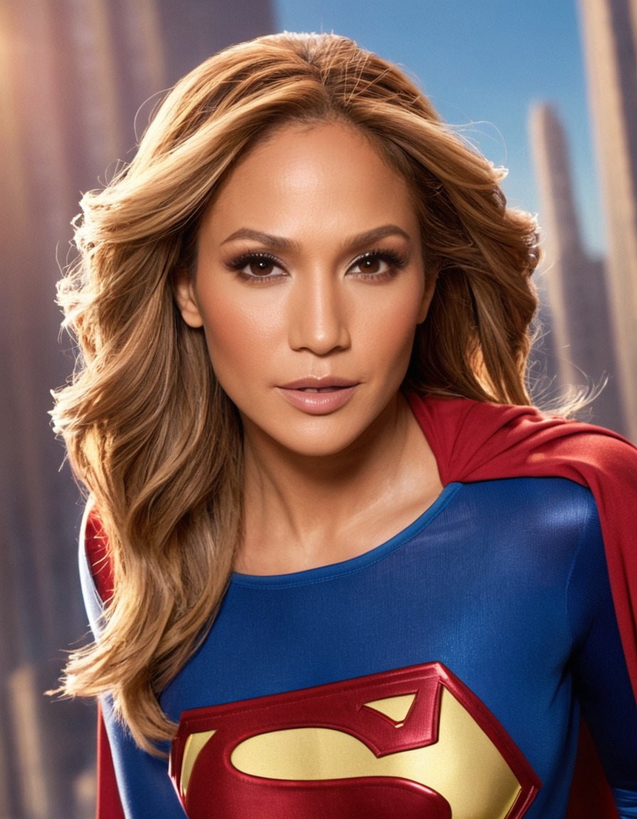 jennifer lopez, supergirl, superhero, celebrity, fashion, entertainment