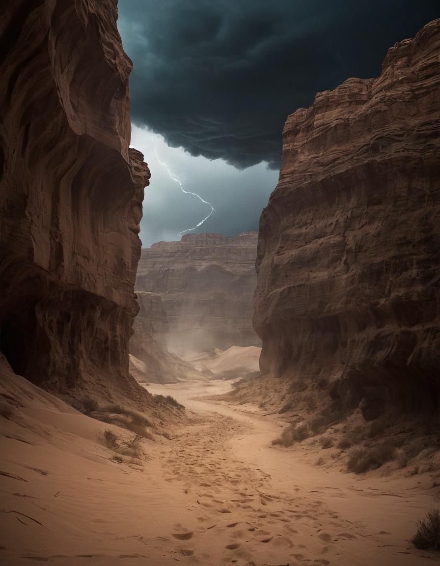 nature, adventure, canyon, storm, cliffs, mad max