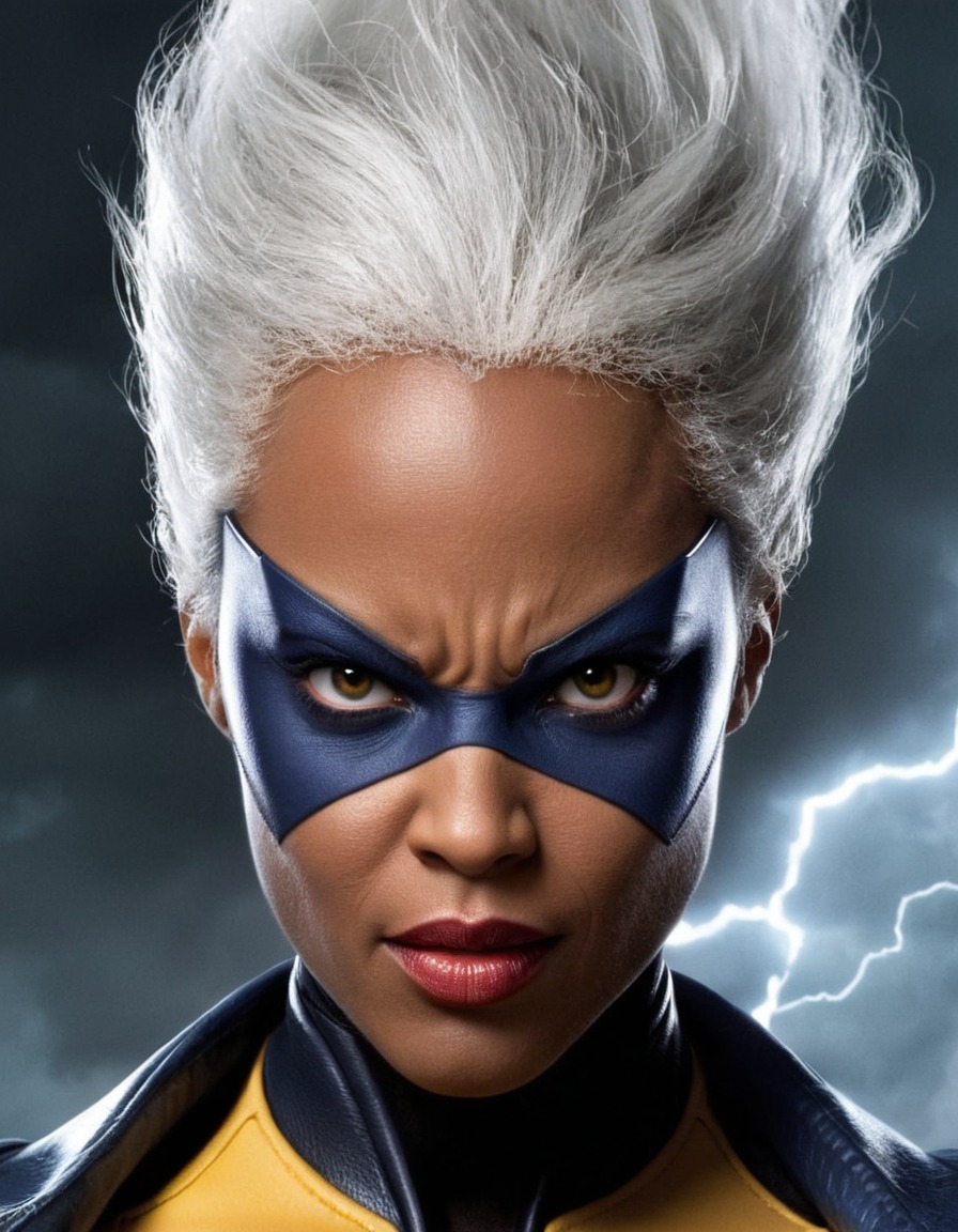 fun, storm (x-men), caricature, marvel, x-men, comics