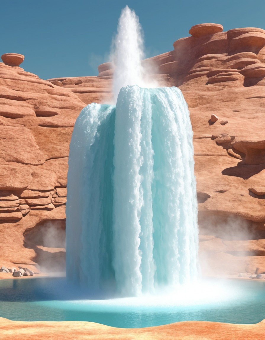 nature, geyser, natural wonder, thermal feature