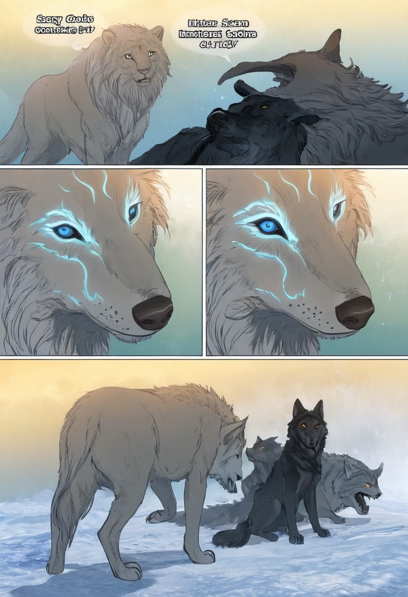 hati, wolf, wolves, offwhitecomic, comic, skoll