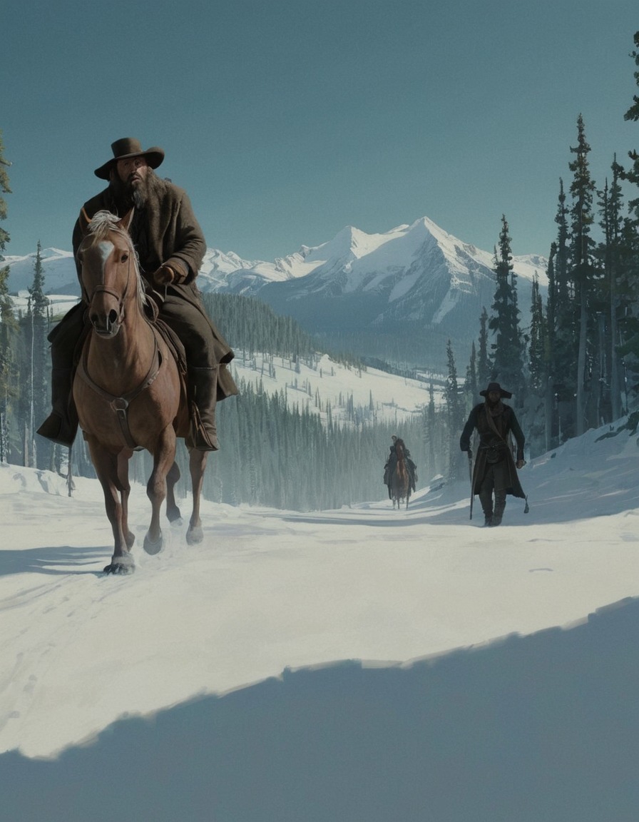 the revenant, leonardo dicaprio, hugh glass, frontier survival, bear attack, western revenge, historical drama