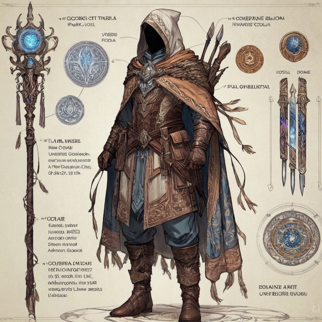 conceptart, digitalart, adventurer, ai, air, cloak, conceptdesign, dalle3, dnd, fantasy, journey, male, man, river, rpg, staff, water, wind, aiart, conceptartcharacter