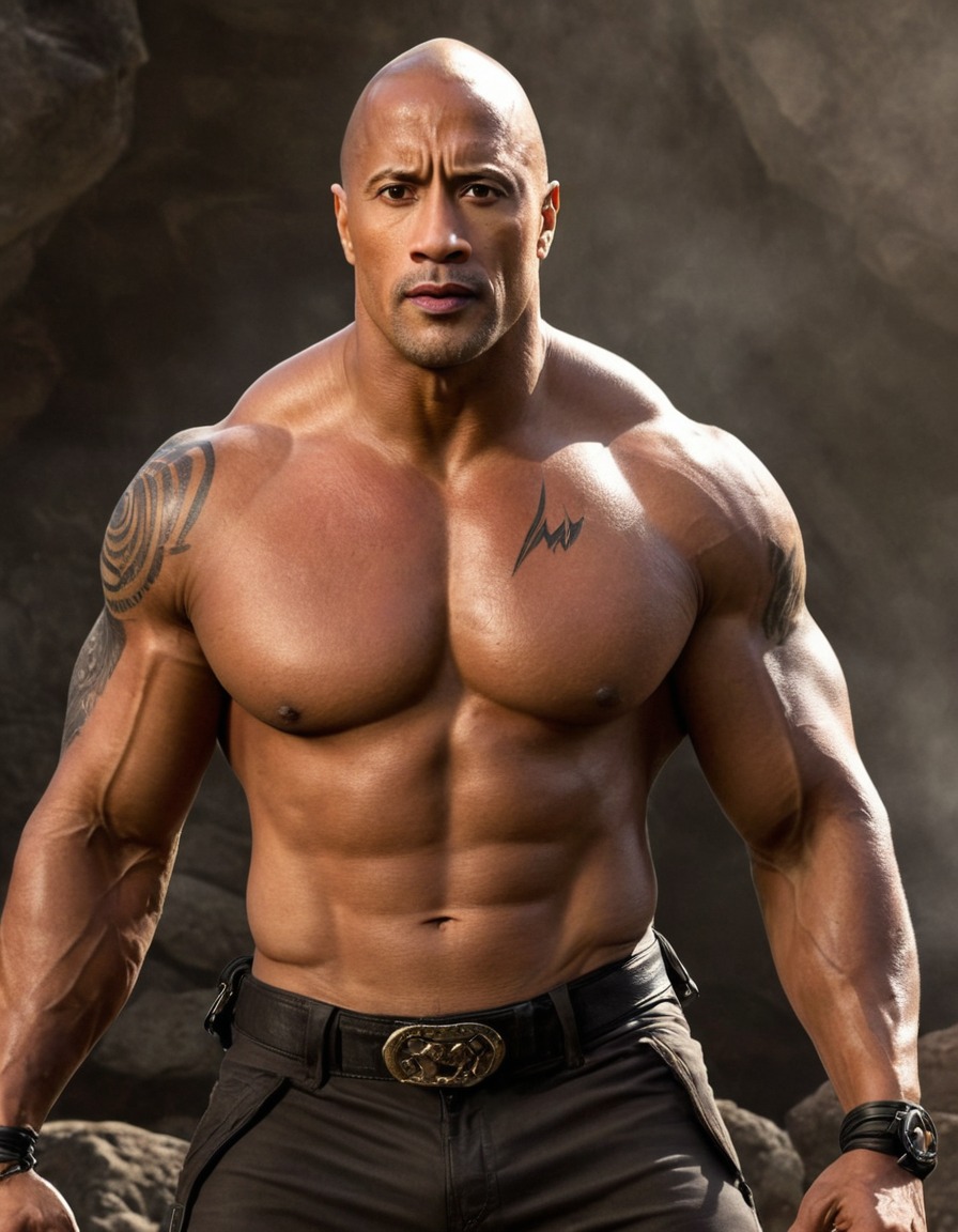 dwayne johnson, the rock, muscular, fitness, action, celebrity, actor