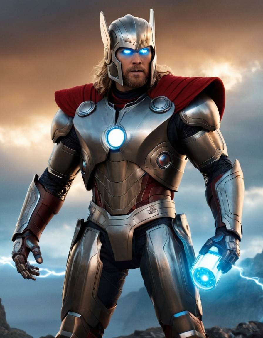 thor, robot, technology, science fiction, marvel, superhero, fictional character