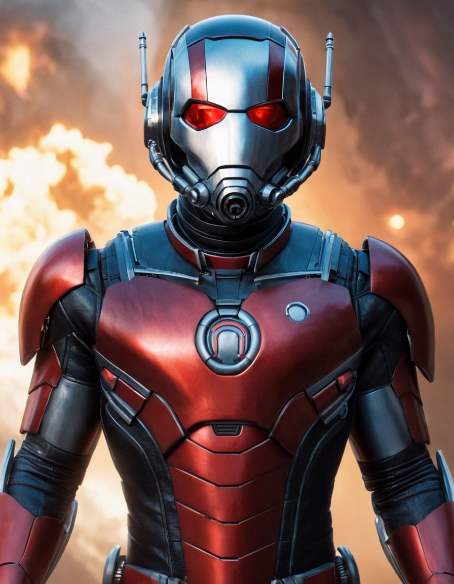 ant-man, robot, marvel, superhero, technological advancement, transformation, fictional character