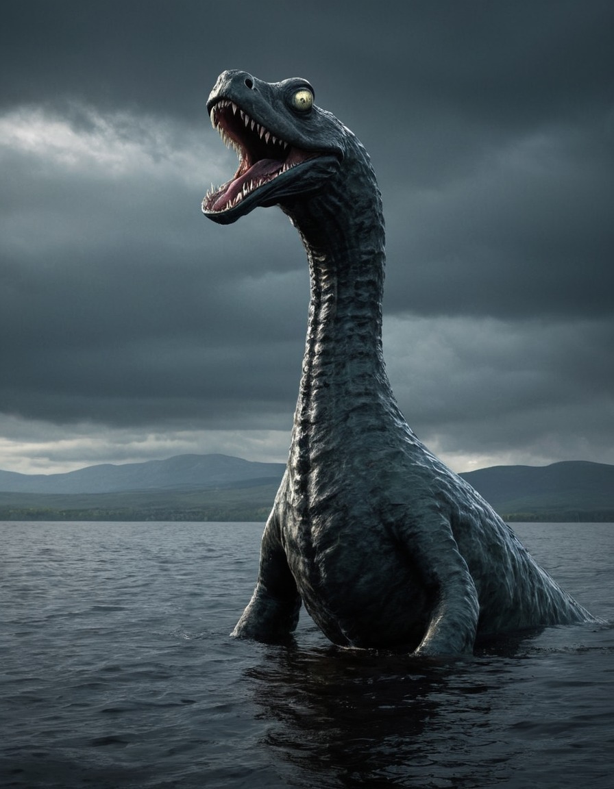 loch ness monster, mythical creature, cryptid, scottish folklore, legend, nessie, scotland