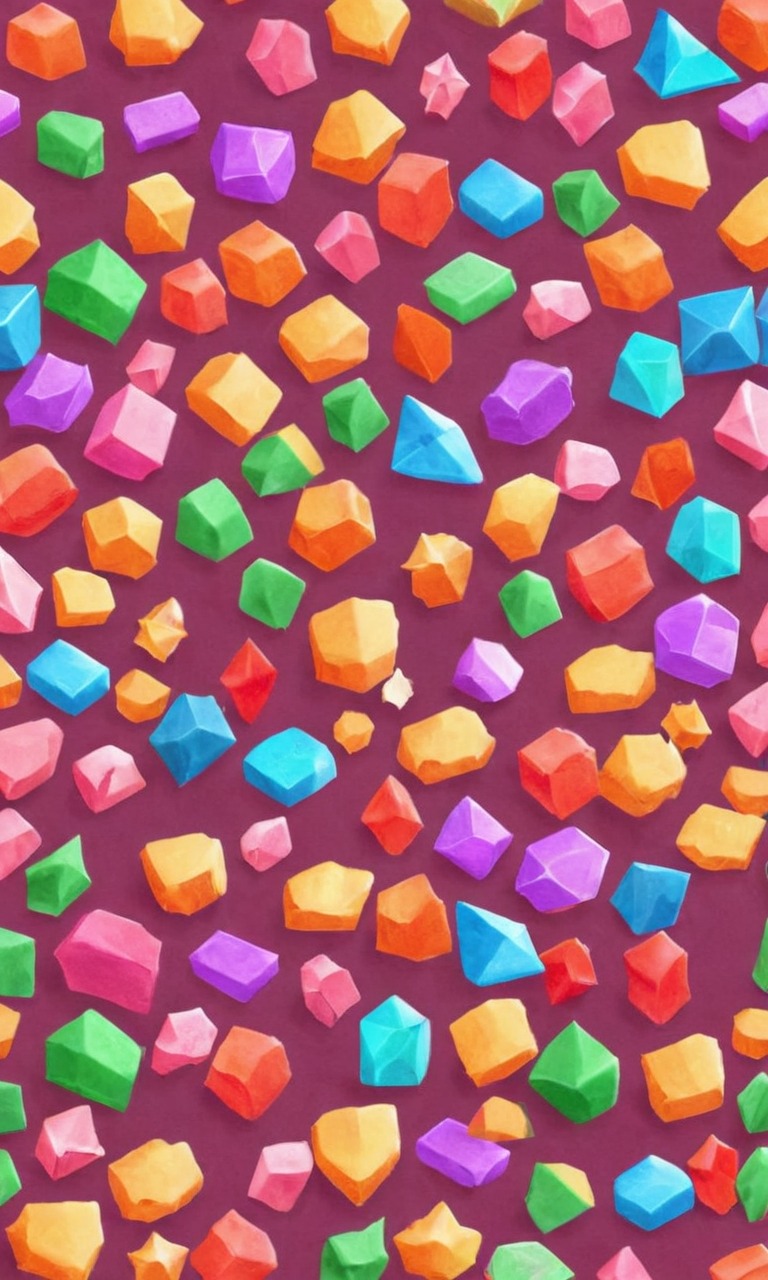 wallpaper, candy, pixelated, sweets