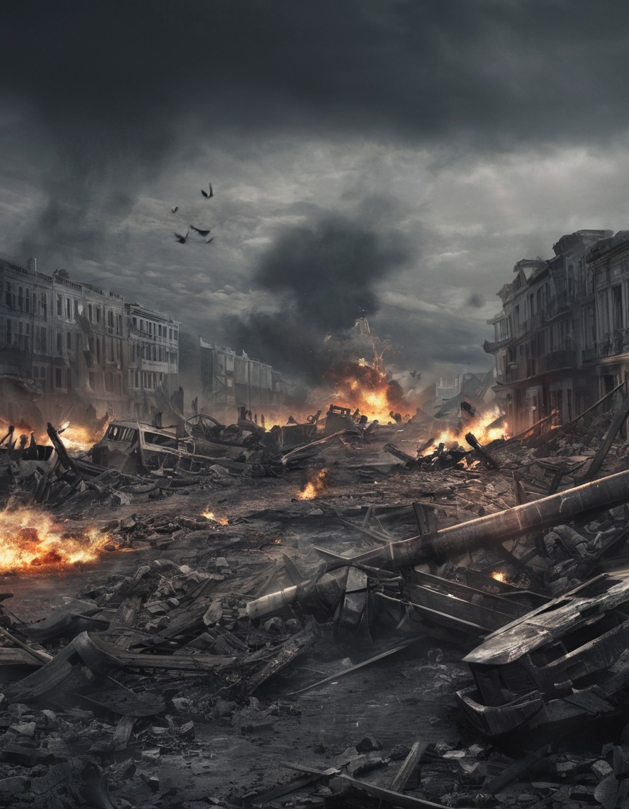 war, destruction, aftermath, battle, ruins