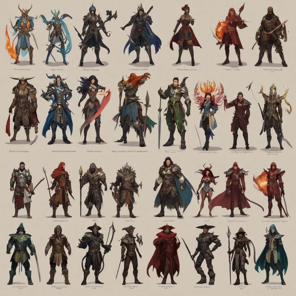 characterdesign, warrior, dnd, rpg, sword, samurai, fighter, medieval, knight, assassin, dreamup, ai_art