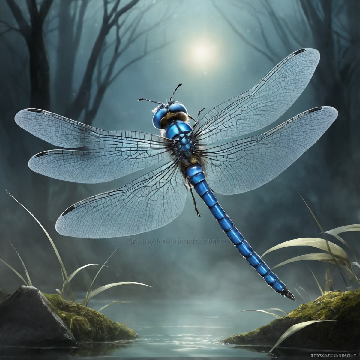 digitalart, fantasyart, digitalpainting, dragonfly