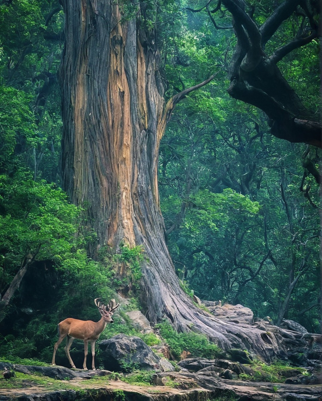 nature, landscape, forest, photography, photographers on tumblr, nara, japan, summer, deers, river, aesthetic, scenery, cameras, nature photography, treescape, greenery, flowers, floral, water lily, naturecore, moody summer, my post, pb:issey, p:wednesday