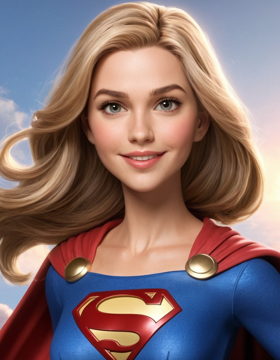 fun, supergirl (dc comics), dc comics, caricature