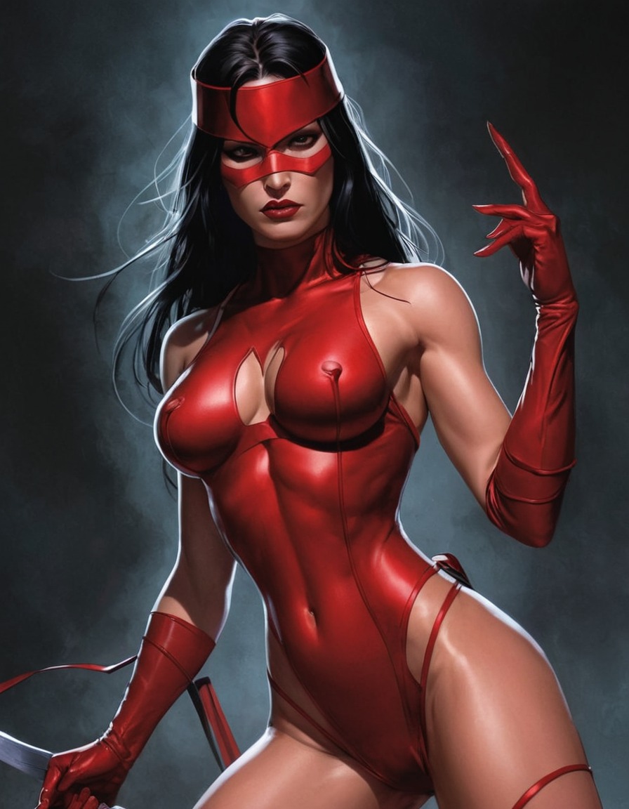 elektra natchios, marvel comics, superhero, villain, assassin, comic books