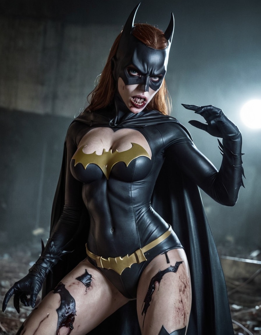 zombie, batgirl (dc comics), horror, undead, superhero, comic book character