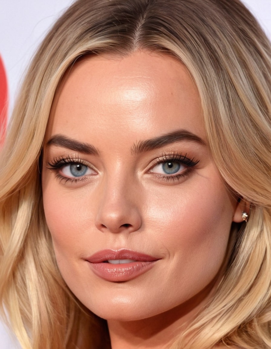 margot robbie, beautiful, award-winning, portrait, actress