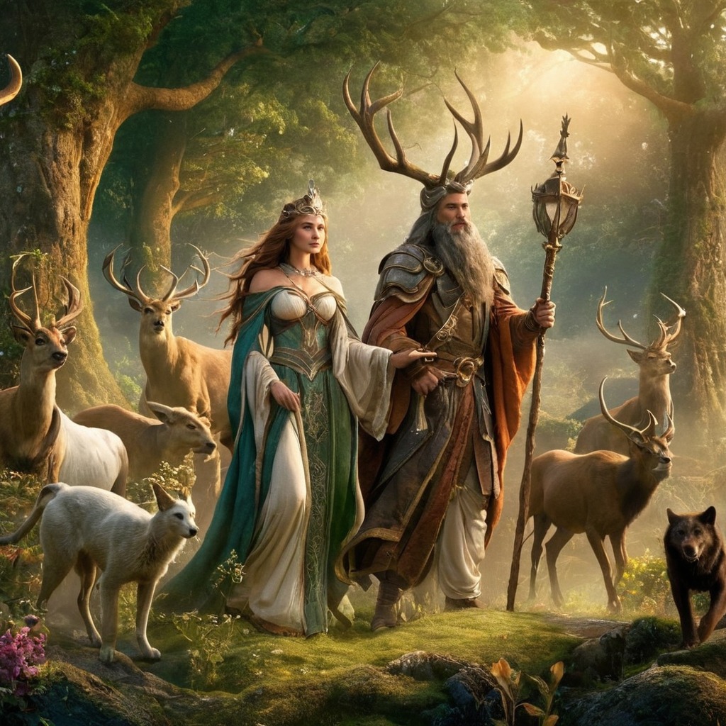 magic, forest, mythology, pagan, mythical