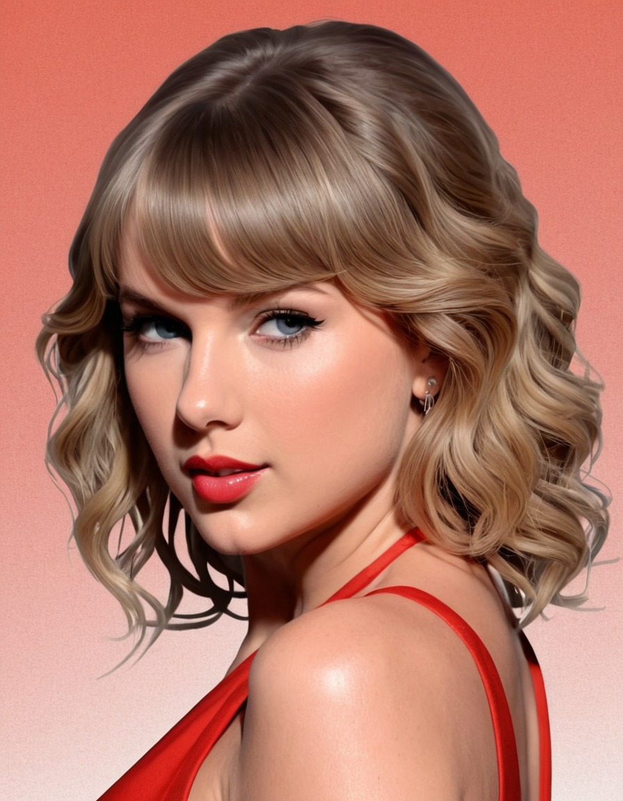 taylor swift, portrait, painting, art, musician, singer, celebrity